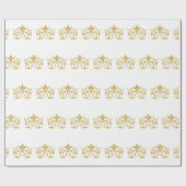 Royal Crown Wrapping Paper Cadeaupapier (Vlak)