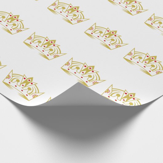 Royal Crown Wrapping Paper Cadeaupapier (Hoek)