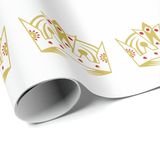 Royal Crown Wrapping Paper Cadeaupapier (Rol Hoek)