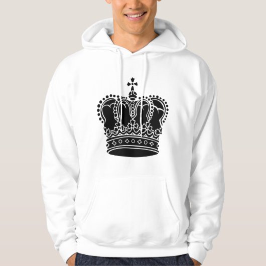 Royal Crown - zwart Hoodie (Voorkant)