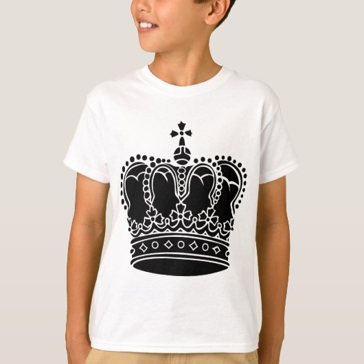 Royal Crown - zwart T-shirt (Voorkant)