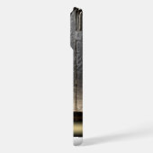 🦅 Royal Custom Naam Adelaar Liquid Goud Drip Luxe iPhone Hoesje (Linkerkant)