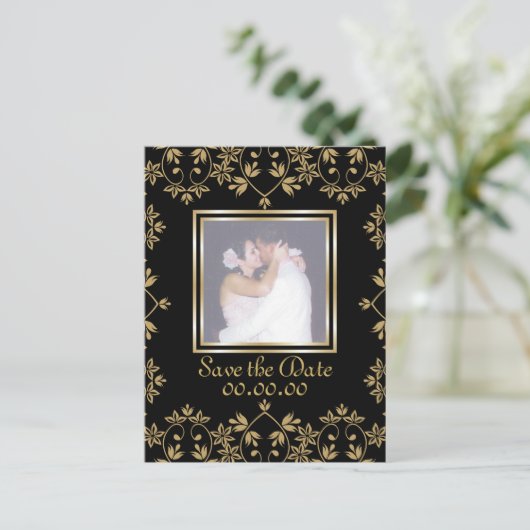 Royal Damask bewaart de Briefkaarten van de Datum  (Staand voorkant)