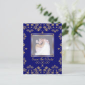 Royal Damask bewaart de Briefkaarten van de Datum (Staand voorkant)