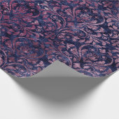 Royal Damask Crush Velvet Paars Plumstead Ameth Cadeaupapier (Hoek)