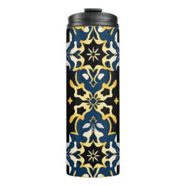 Royal Damask Star Pattern Tumbler Thermosbeker