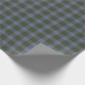 Royal Deeside Scotland Tartan Light Blue Pset Cadeaupapier (Hoek)