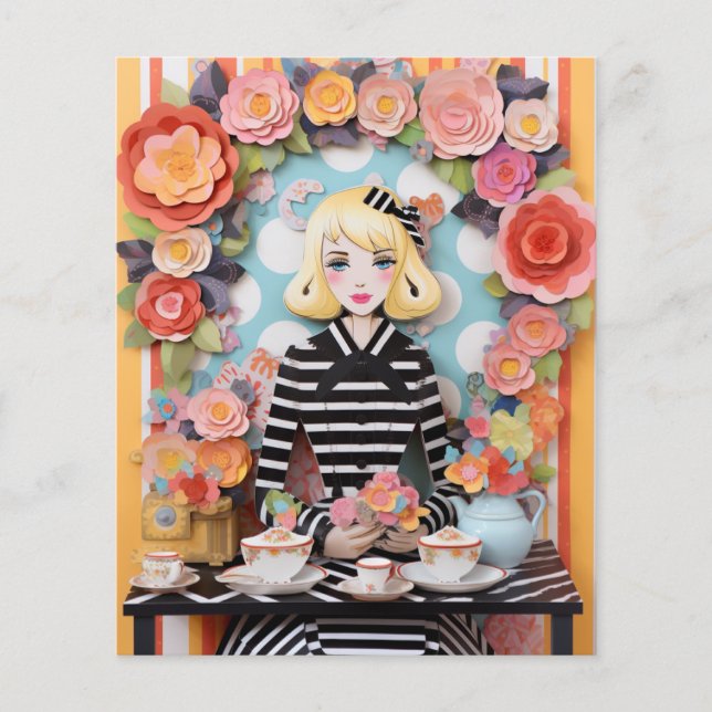 Royal Delights: Papieren poppen nippen bij de Ritz (Voorkant)