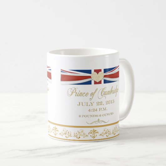 Royal Delivery Baby Souvenir Mok (Voorkant rechts)