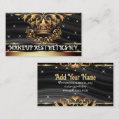 Royal Deluxe Golden Crown Ornament Luxe Chique Visitekaartje (Voorkant / Achterkant)