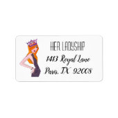 Royal Diva Etiket (Voorkant)