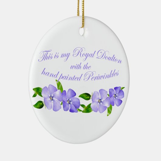 Royal Doulton Periwinkles Keramisch Ornament (Rechts)