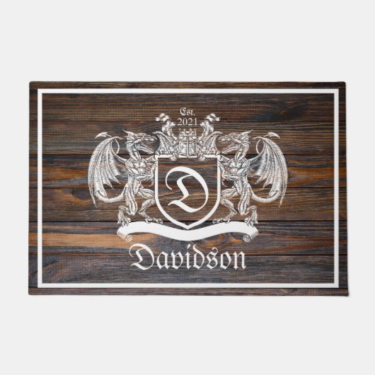 Royal Dragon Crest door Mat (Voorkant)