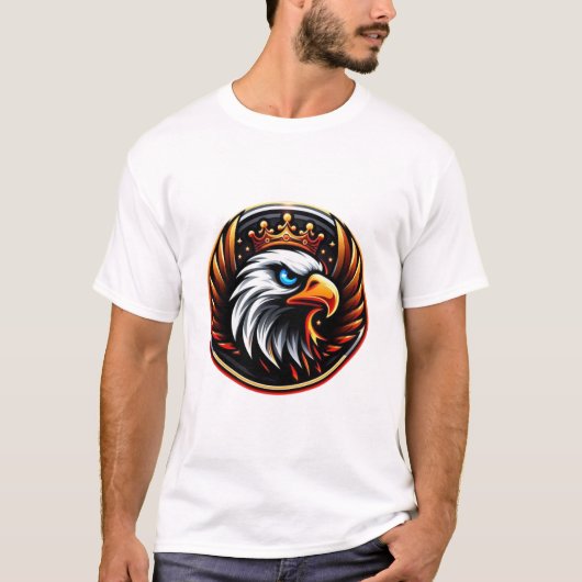 Royal Eagle Kracht en Majesteit Comfortabel T-shirt (Voorkant)