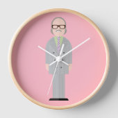 Royal - Eccentric Character Wall Clock (Voorkant)