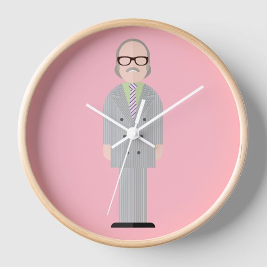 Royal - Eccentric Character Wall Clock (Voorkant)