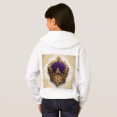 Royal Elegance: Hoodie met Crown Design (Achterkant volledig)