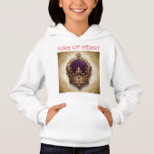 Royal Elegance: Hoodie met Crown Design (Voorkant)