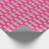 Royal Elegant Little Princess Floral Tiara Cadeaupapier (Hoek)