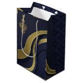 Royal elegant Luxury Medium Cadeauzakje (Voorkant Gekanteld)