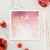Royal Elegant Pink Glitter Servet (Insitu)