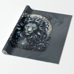 Royal elegantie, een majestueuze blik  leeuwenhoof cadeaupapier