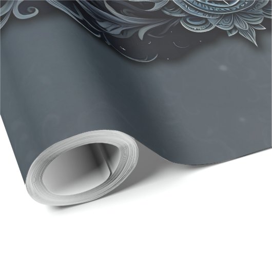 Royal elegantie, een majestueuze blik  leeuwenhoof cadeaupapier (Rol Hoek)