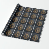 Royal Emblem Cadeaupapier (Uitgerold)