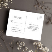 Royal Emerald Green Gold Floral Wedding RSVP Briefkaart