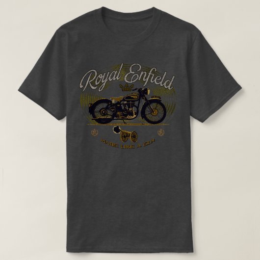 Royal Enfield gemaakt als een T-shirt (Design voorkant)