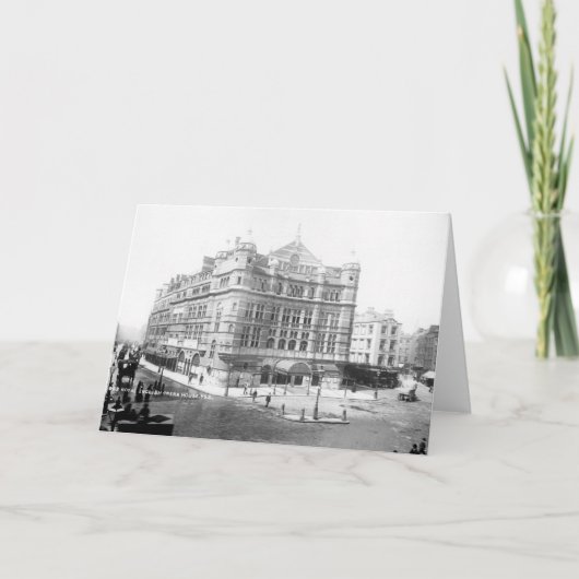 Royal English Opera House, 1891 Kaart (Voorkant)