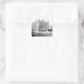 Royal English Opera House, 1891 Vierkante Sticker (Tas)