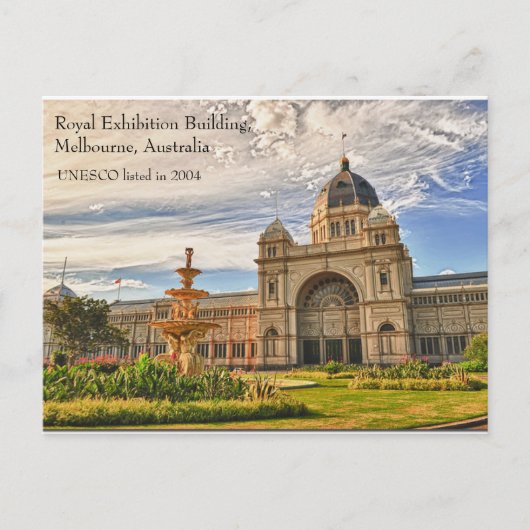 Royal Exhibition Building Melbourne UNESCO Briefkaart (Voorkant)