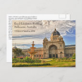 Royal Exhibition Building Melbourne UNESCO Briefkaart (Voorkant / Achterkant)