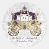 Royal Fairytale Coach Stickers (Voorkant)