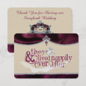 Royal Fairytale Dankjewel Kaart (Voorkant / Achterkant)