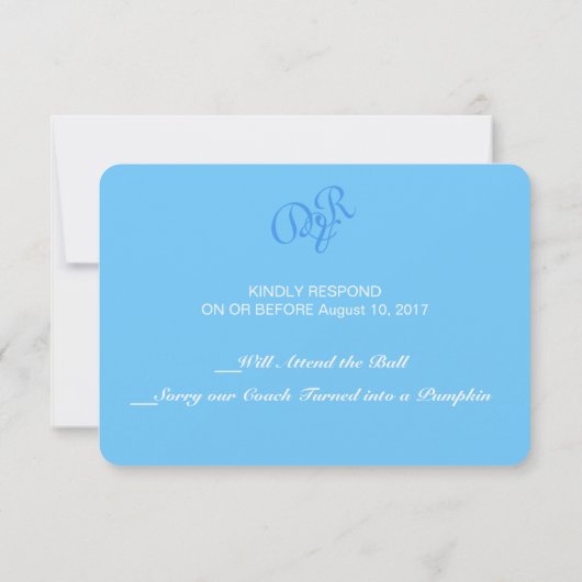 Royal Fairytale RSVP (Achterkant)