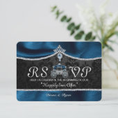 Royal Fairytale RSVP Kaartje (Staand voorkant)