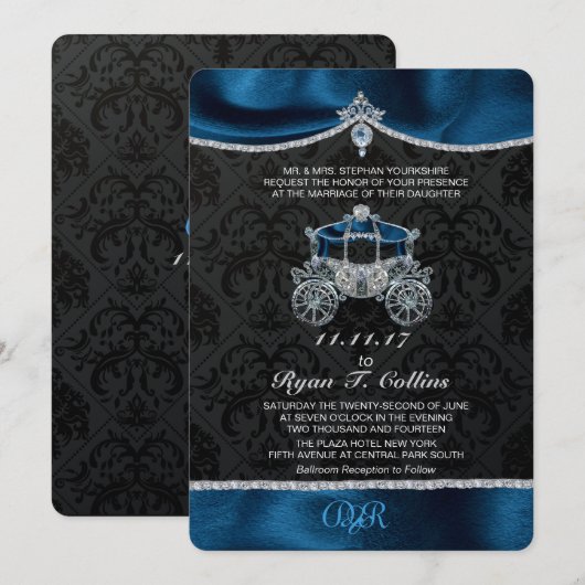 Royal Fairytale Uitnodiging (Voorkant / Achterkant)