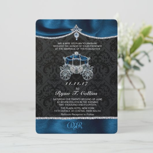 Royal Fairytale Uitnodiging (Staand voorkant)