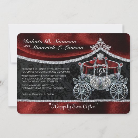 Royal Fairytale Uitnodiging (Voorkant)