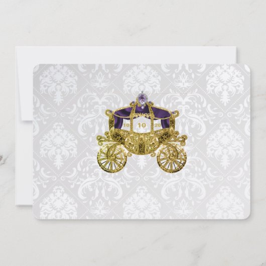 Royal Fairytale Uitnodiging (Achterkant)