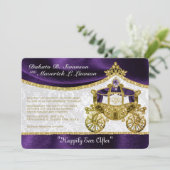 Royal Fairytale Uitnodiging (Staand voorkant)