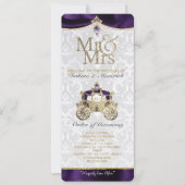 Royal Fairytale Wedding Programme Kaart (Voorkant)