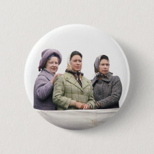 Royal Family Badminton 1974 Ronde Button 5,7 Cm