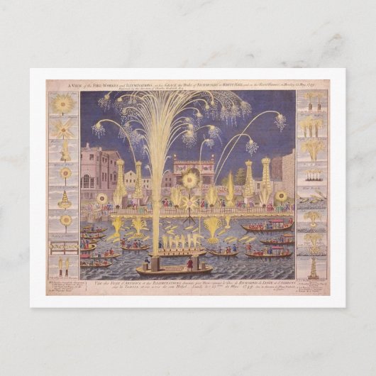 Royal Fireworks Briefkaart (Voorkant)