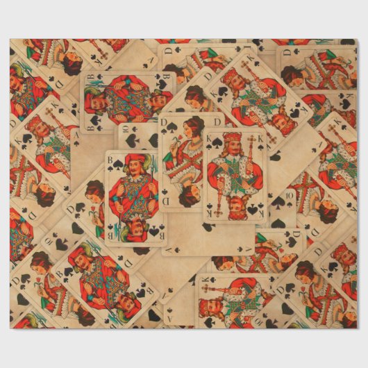 Royal Flash — speelkaarten Cadeaupapier (Vlak)