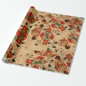 Royal Flash — speelkaarten Cadeaupapier (Uitgerold)