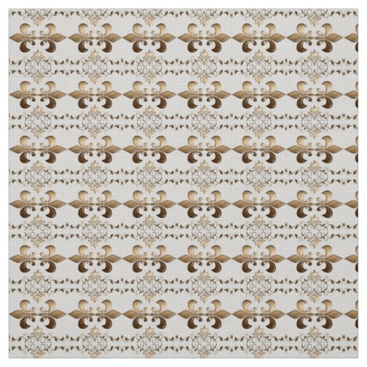 Royal, Fleur de Lis-patroon Stof (Swatch)
