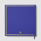 Royal Fleur di Lis foil Scrapbook Photo Album Gastenboek (Achterkant)